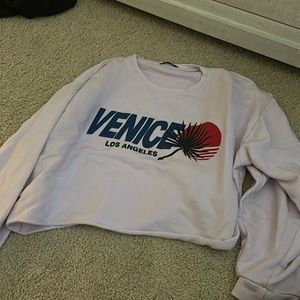 Venice Los Angeles Graphic Crop Crewneck